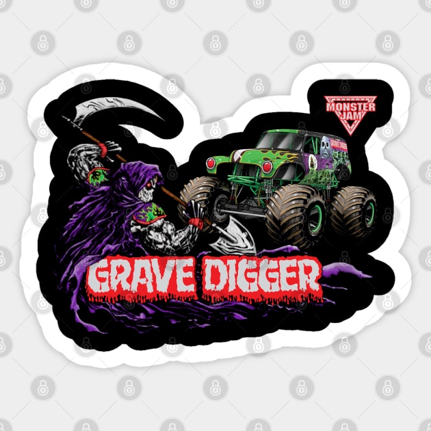 The Lets Go Grave Sticker by rickyrickbob